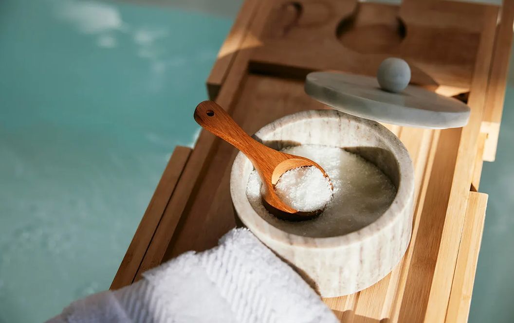 Préparation d'un bain après l'entrainement