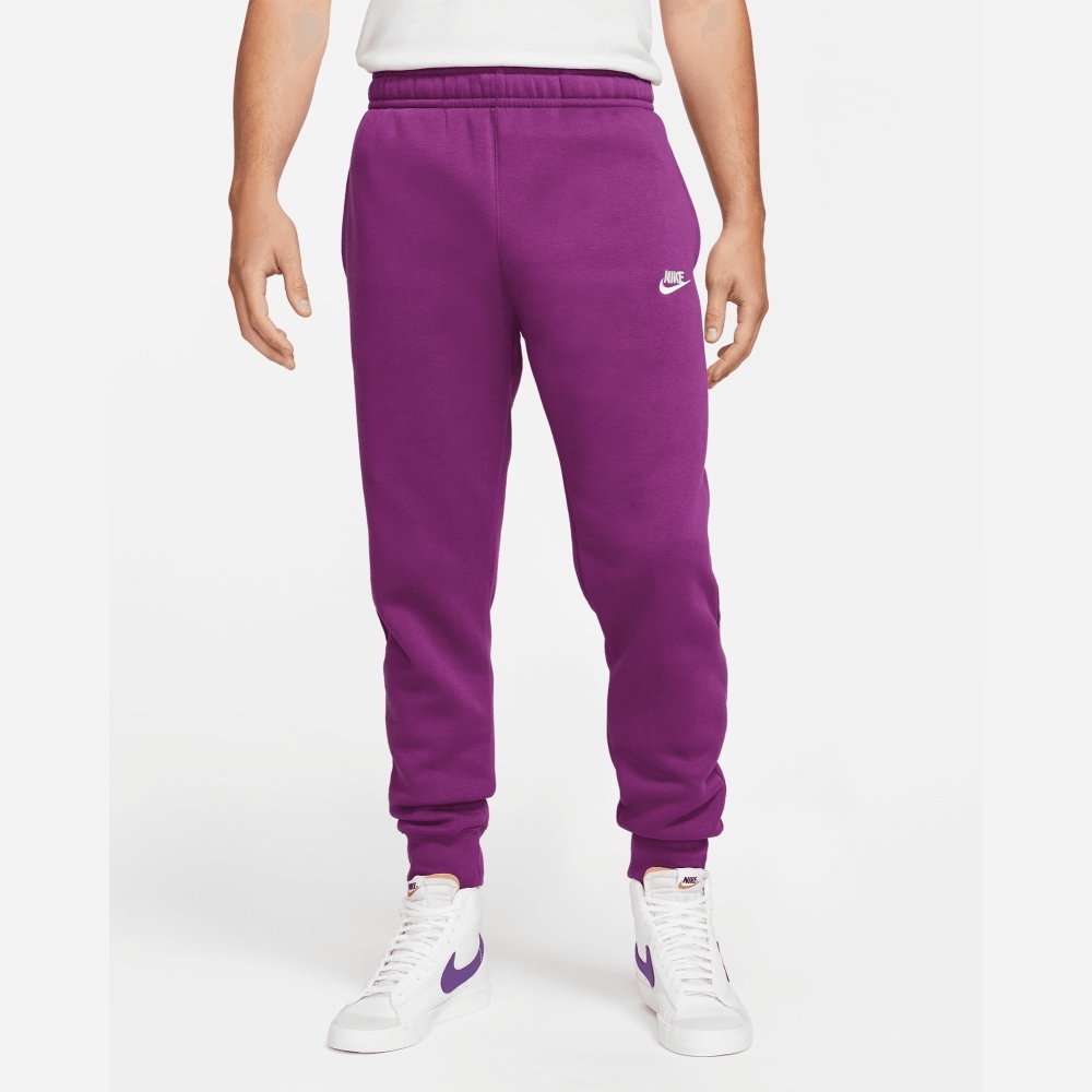 Bas de jogging Nike Sportswear Club Fleece Violet & Blanc pour Homme ...