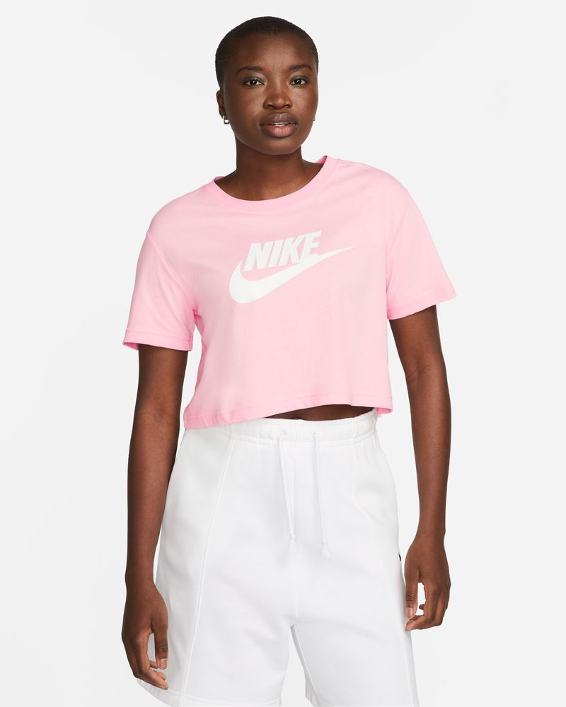 Calções Nike Sportswear Essential Crop Top para mulher - BV6175-691 - Rosa  claro