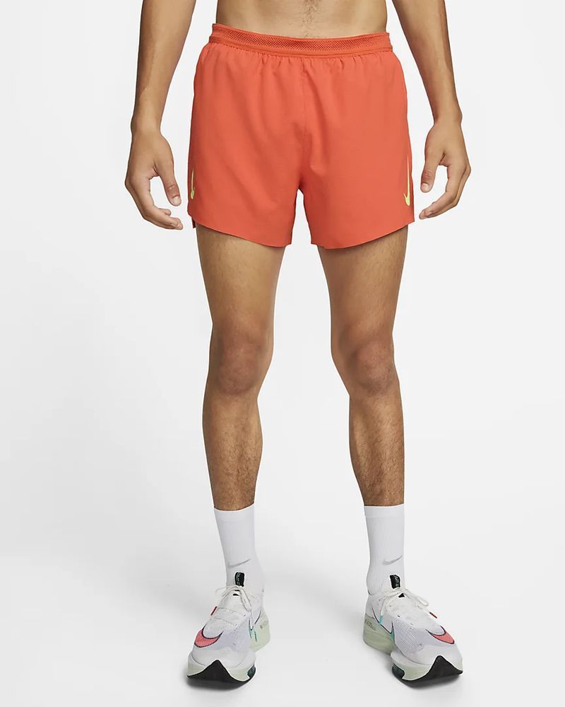Broek token Fonetiek Nike Men's AeroSwift 10cm Running Short - CJ7840-804 - Orange | EKINSPORT