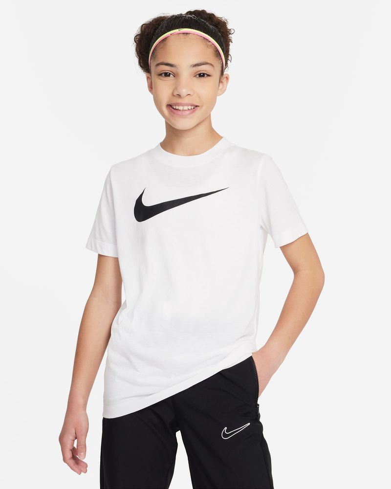 T-Shirt Nike Team Club 19 Enfant Unisexe Blanc/Noir - Football - Manches  courtes Blanc - Cdiscount Sport