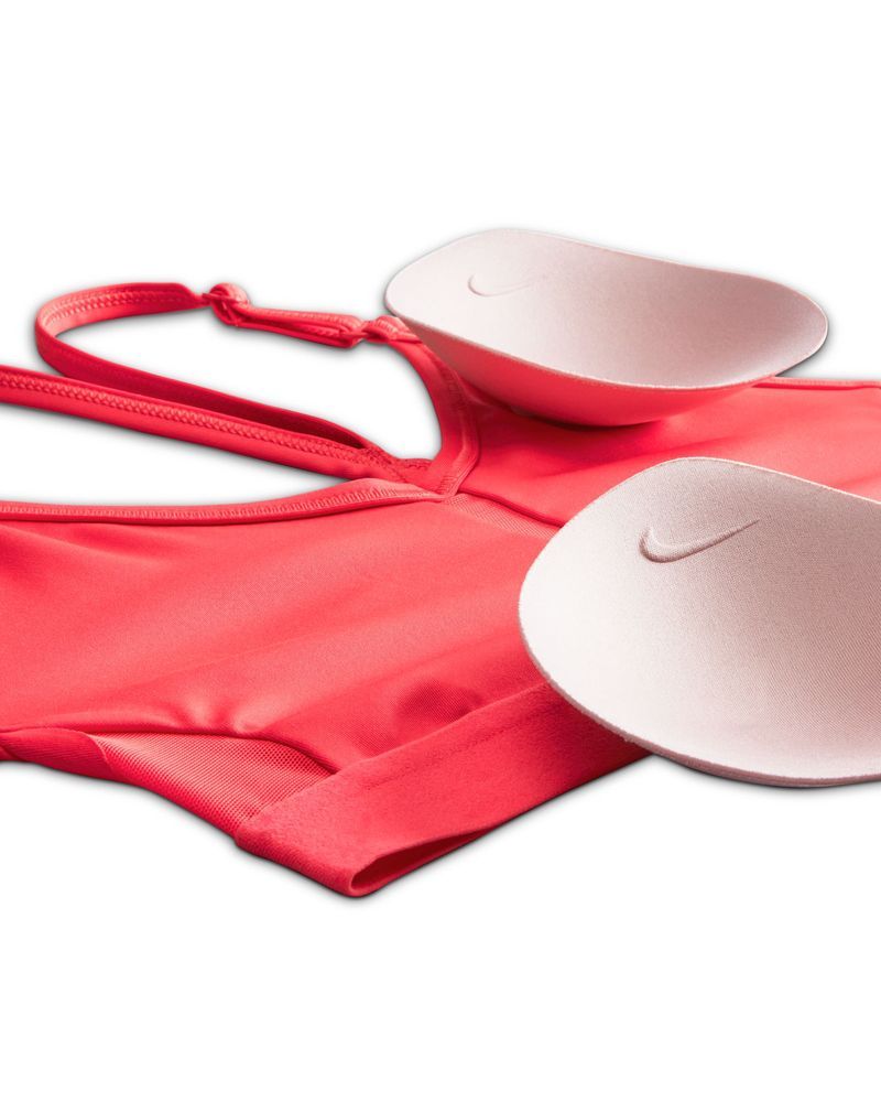 Women's Nike Indy Coral Red Bra - CZ4456-850