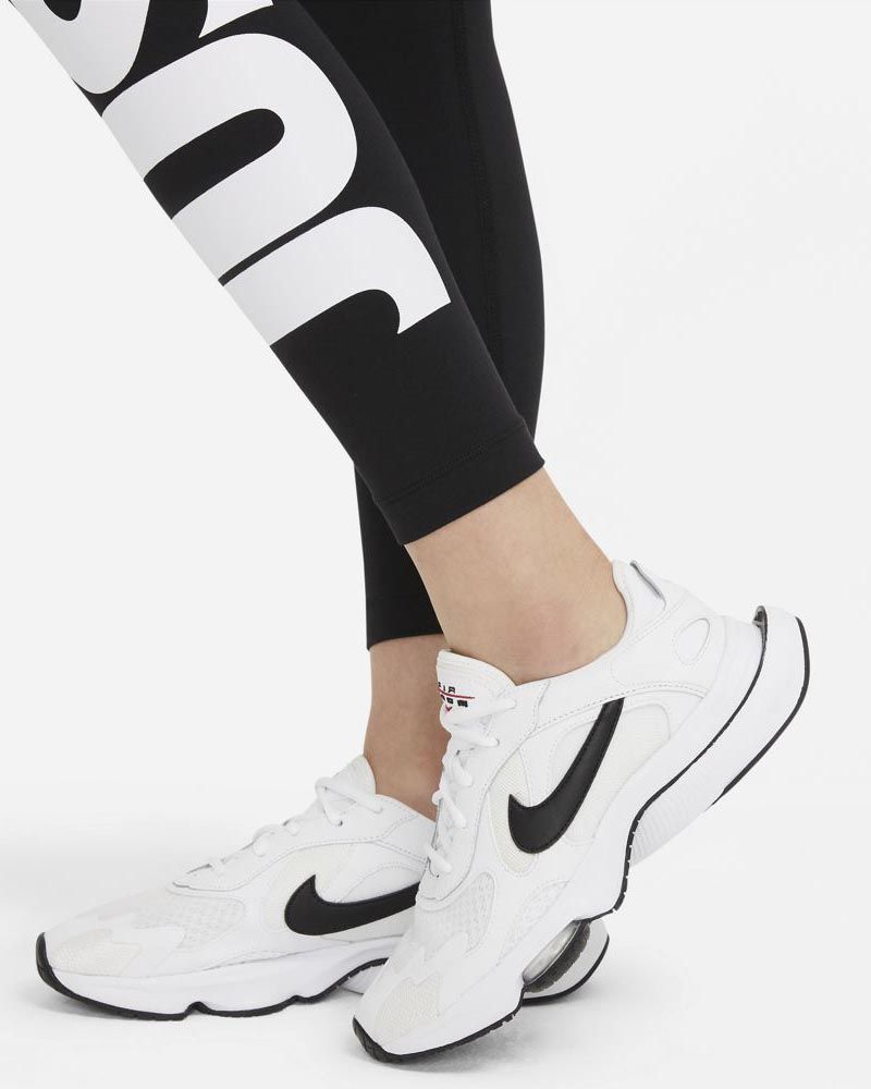 Legging Nike Sportswear Essentials pour femme, noir et blanc 