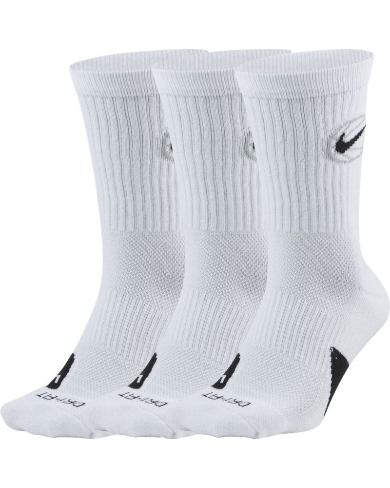 Lot de 3 mi chaussettes enfant Nike Basic - white/dark gray