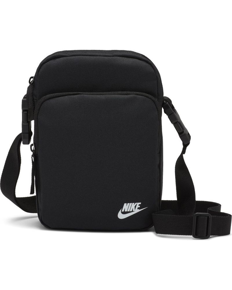 Sacoche business Nike Sacoche Noire Homme Heritage Swoosh Blanc