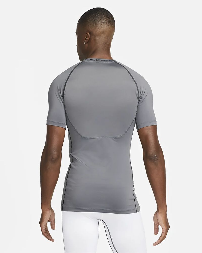 Nike Pro - Gris - Camiseta Compresión Hombre