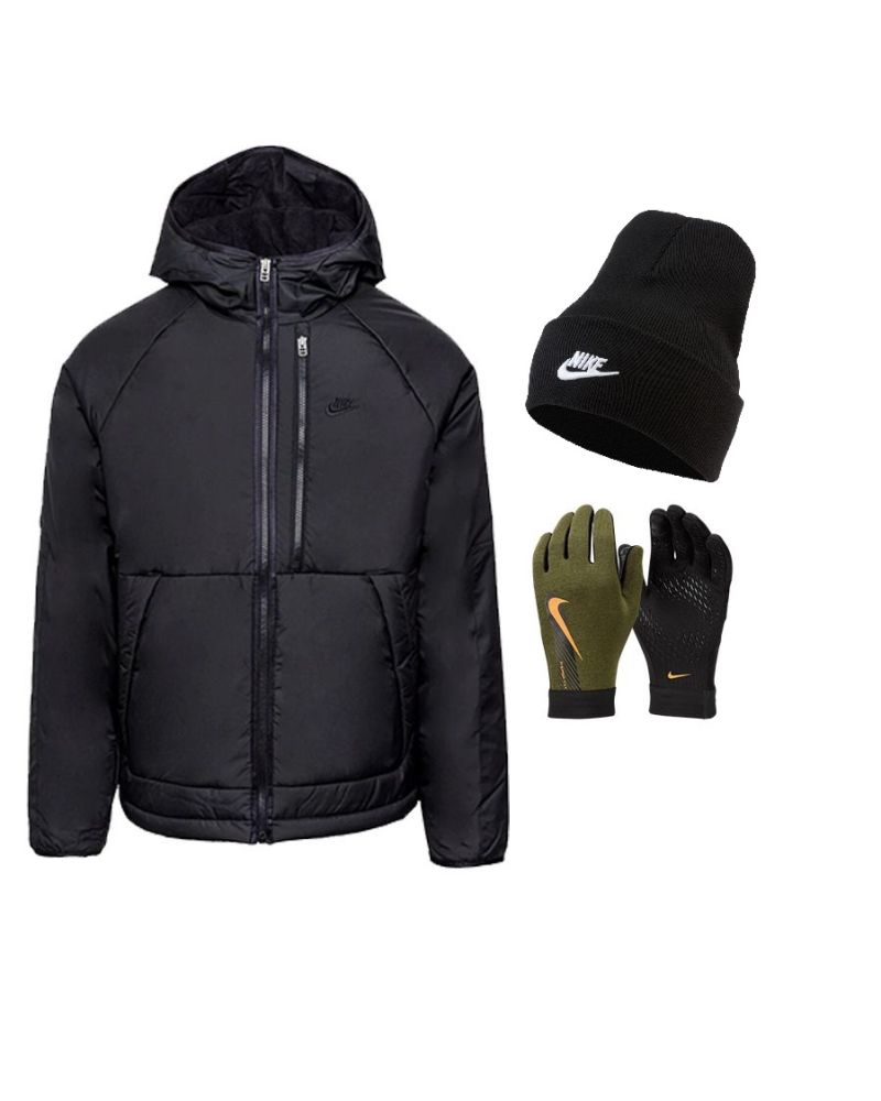 Nike - Essentials - Ensemble gants et bonnet homme - Noir