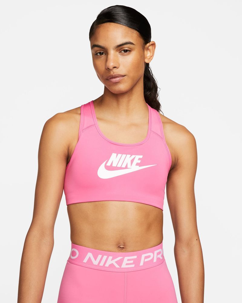 Soutien desportivo gráfico Nike Dri-FIT Swoosh para mulher