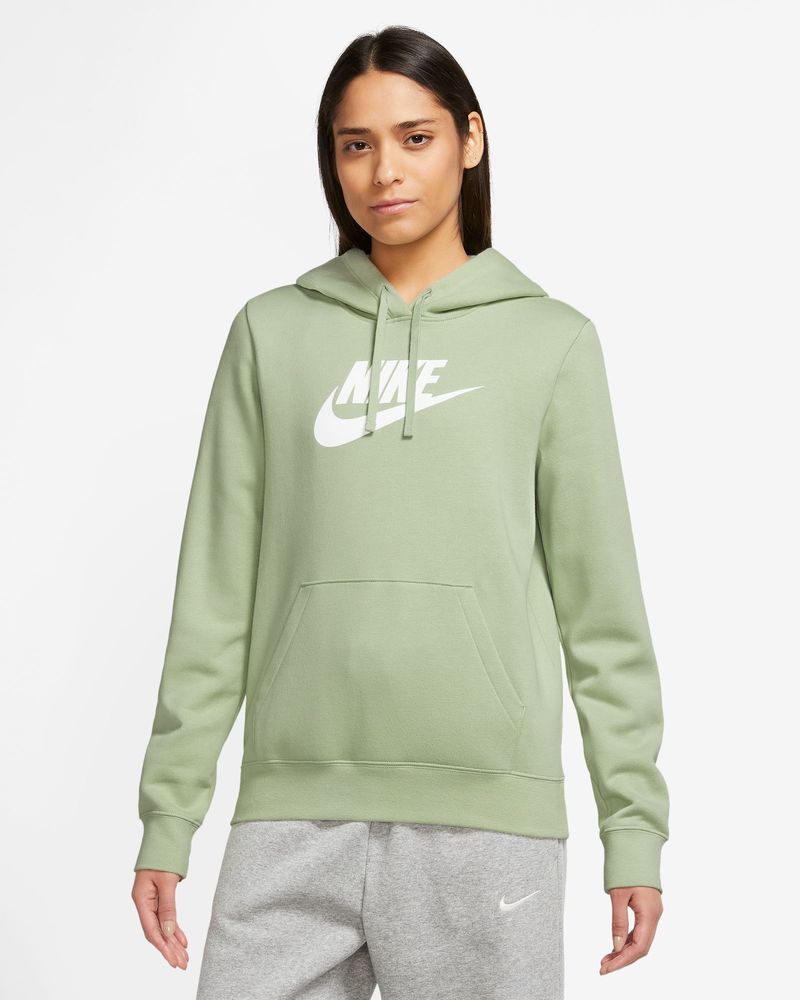 Women's Nike Sportswear Club Fleece Beige & White Hoodie – DQ5793-126