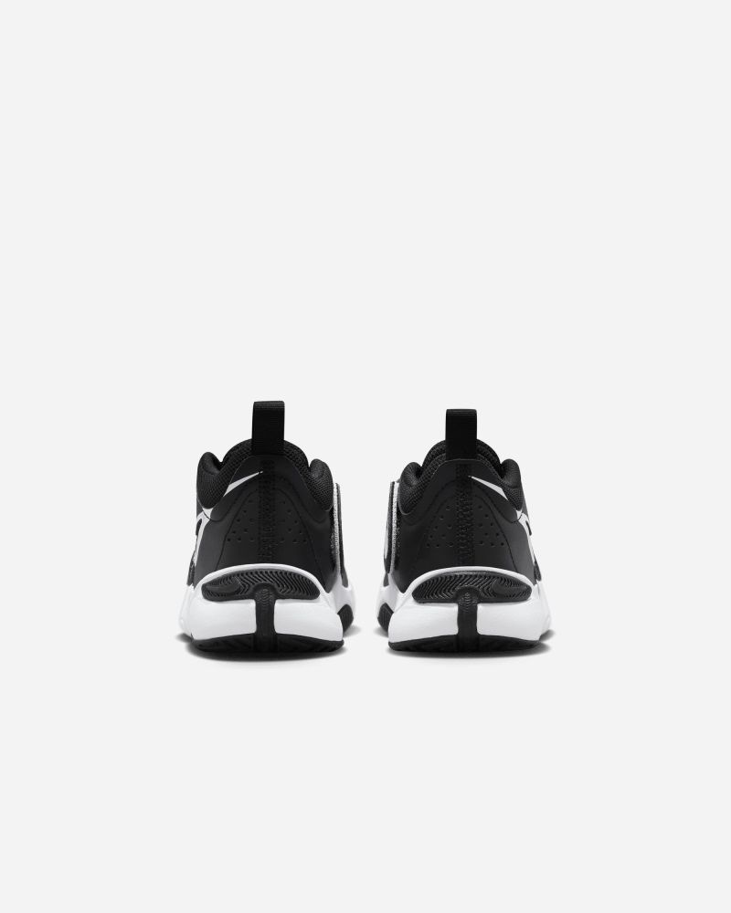 Nike Team Hustle D 11 Black White Children s Shoes EKINSPORT