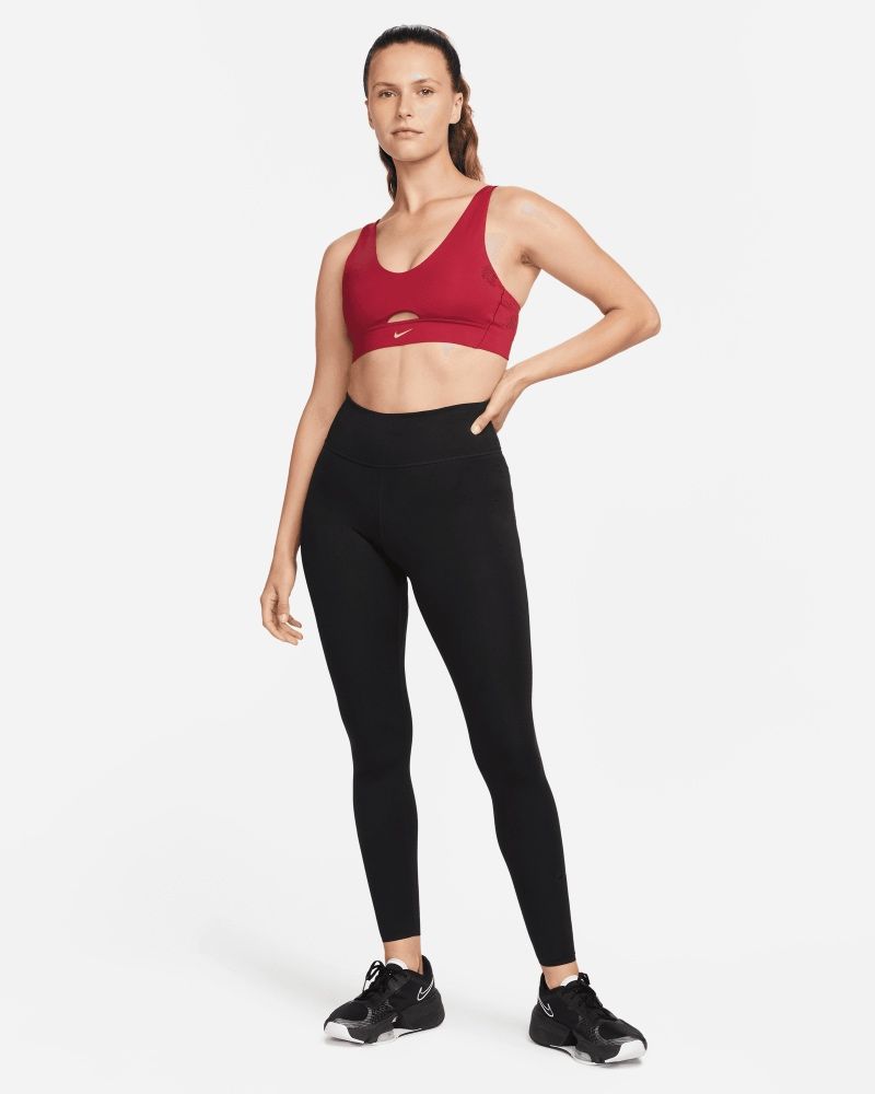 Nike Women's Indy Plunge Cutout Medium-Support Padded Sports Bra Black