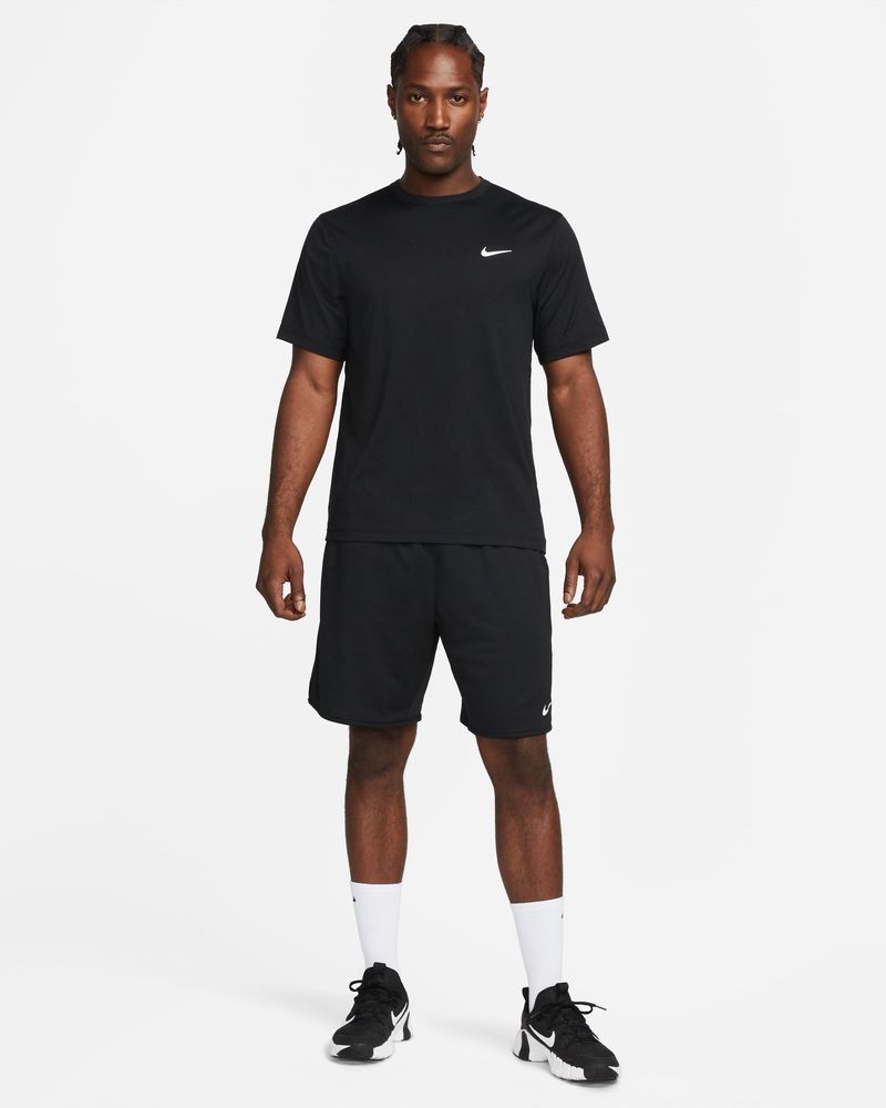 Nike Camiseta Fitness Hombre - Dri-FIT UV Hyverse - negro/blanco DV9841-010