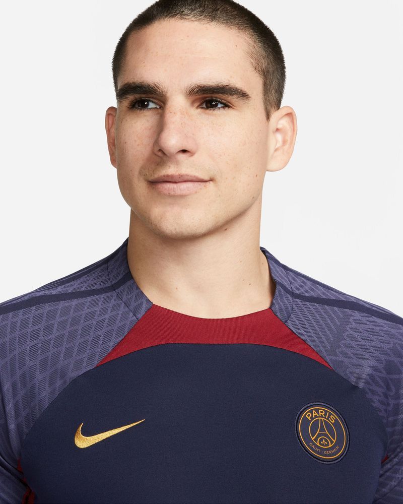 Maillot d'entrainement Nike Dri-FIT Paris Saint-Germain Strike Knit Bleu  Foncé pour Homme - DX3022-499