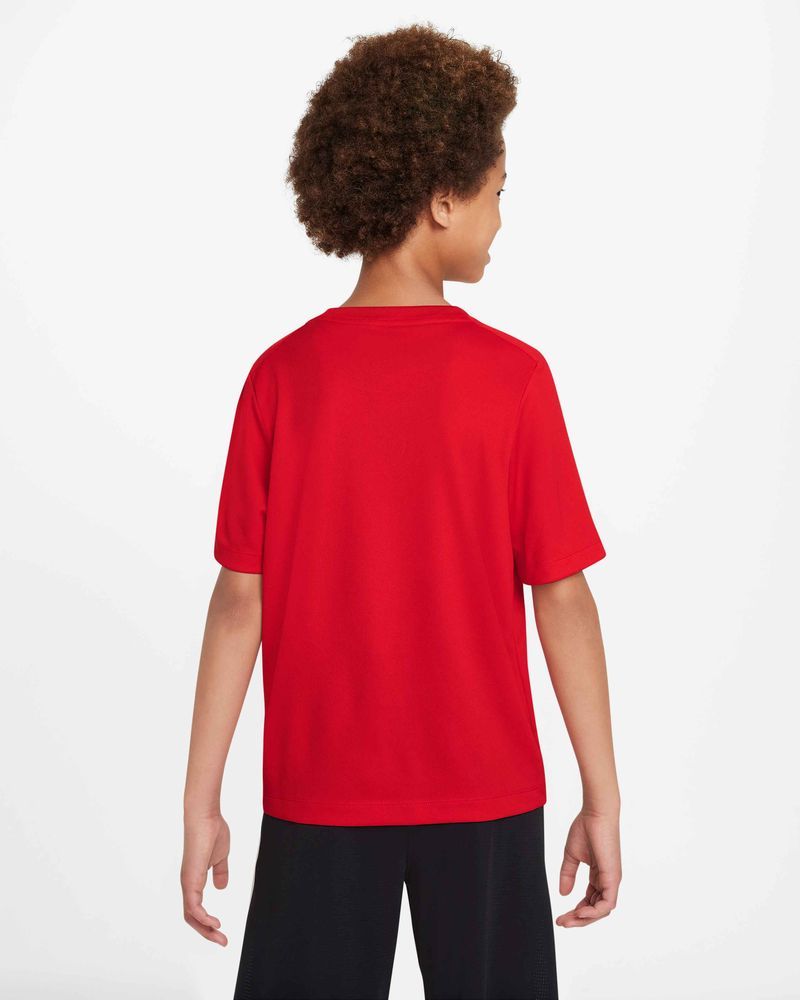 Nike Multi Red Training Tee for Children - DX5386-657 | EKINSPORT