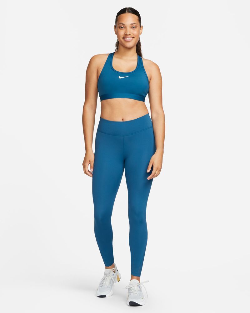 Nike Women's Swoosh Padded, Laser Blue/White, L at  Women's
