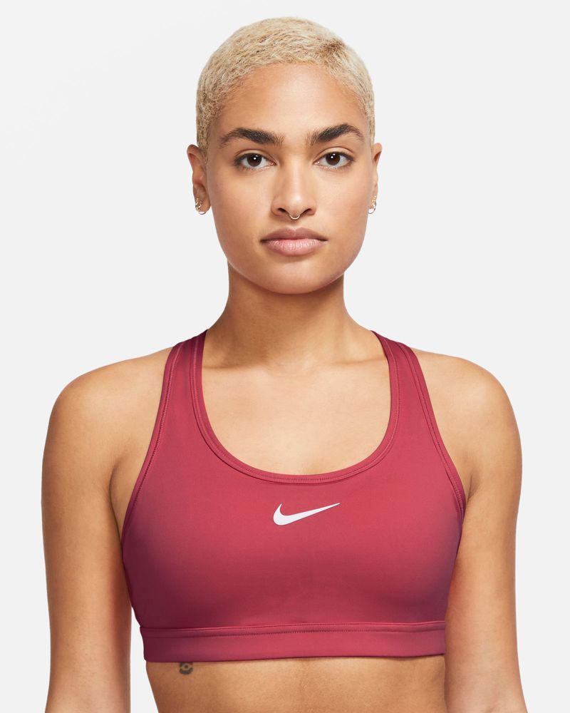 Nike Womens' Swoosh Medium Support Padded Sports Bra Plus Size 3X  DX6823-618 Nike купить от 6036 рублей в интернет-магазине ,  спортивные Бра Nike