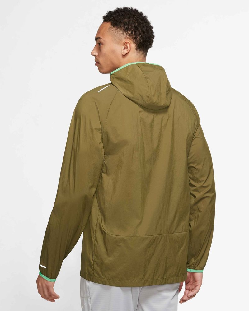 Trail jacket Nike Nike Trail Olive Green for Men - DX6883-368
