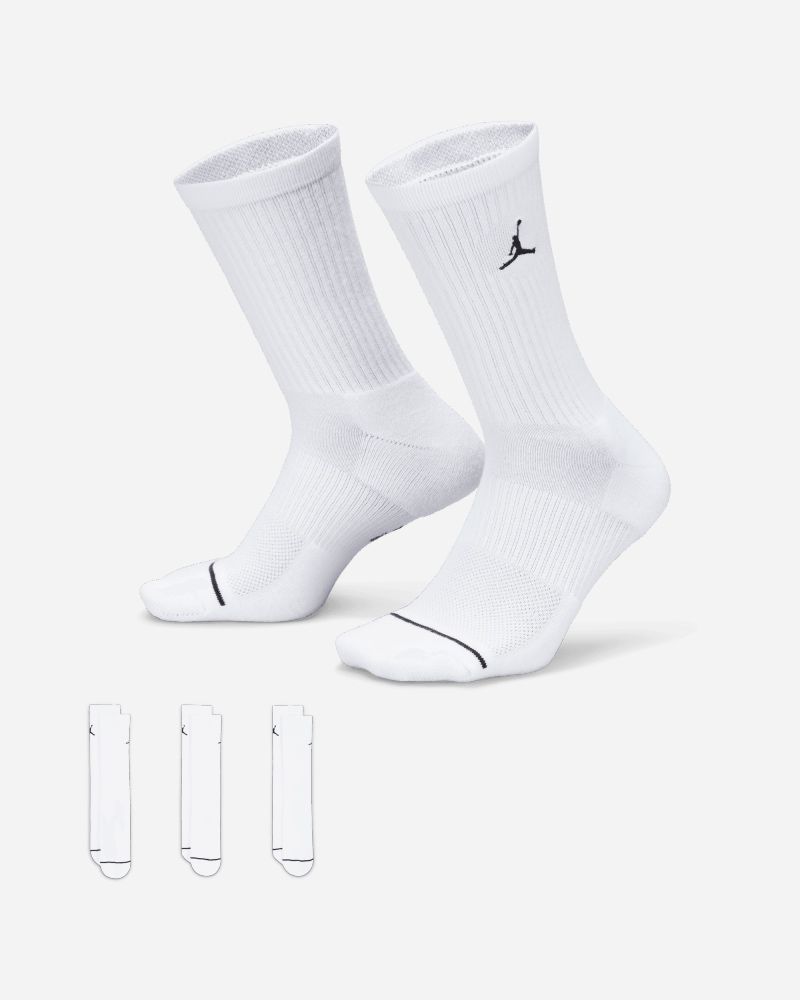 Jordan Chaussettes Quarter 3 PPK Blanc Taille Chaussettes S (34-38)
