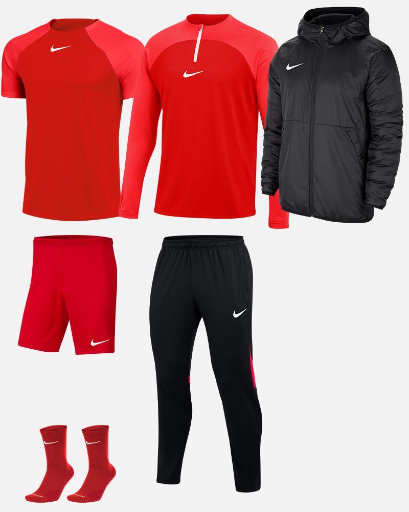 Kit Nike Academy Pro for Men. Track suit + Jersey + Shorts + Socks + Parka