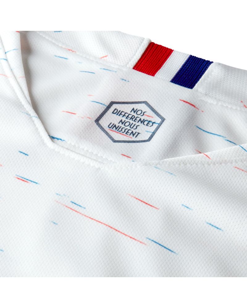 Maillot équipe de FRANCE NIKE COUPE DU MONDE 2018 blanc shirt enfant 10 -  12 ans