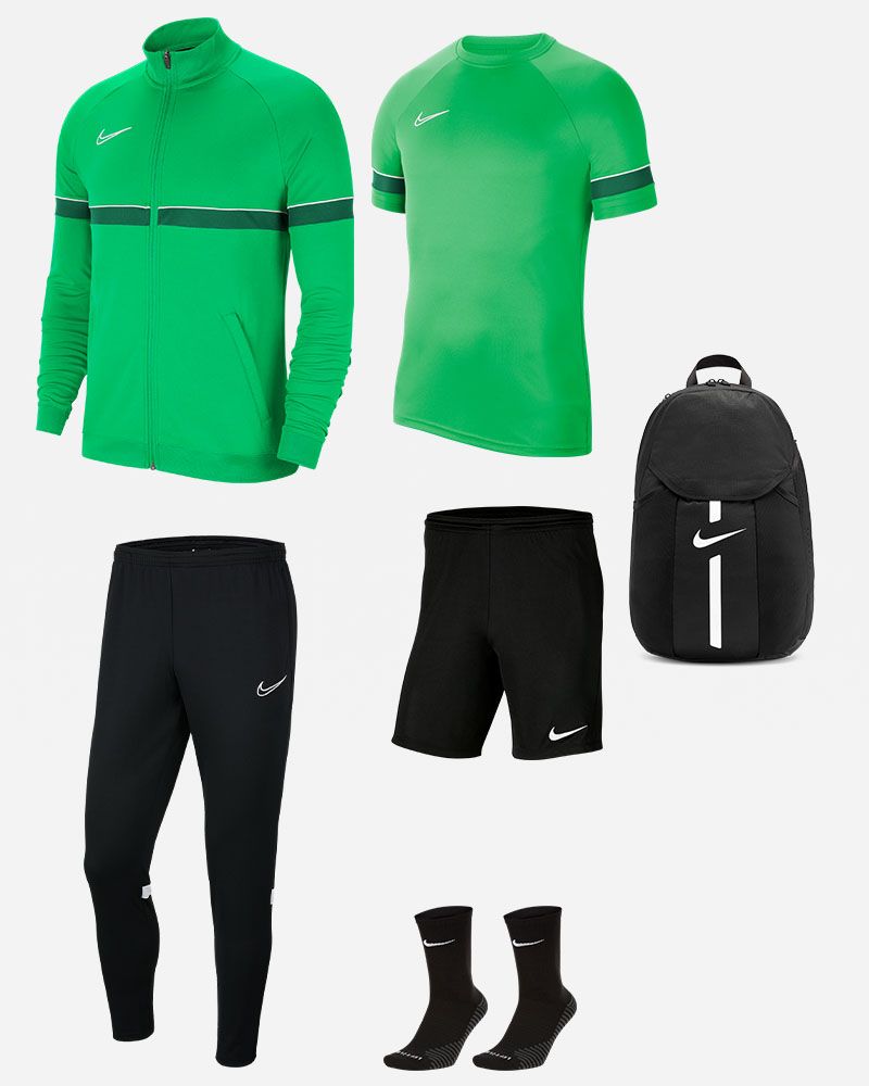 Pack Nike Academy 21 pour Homme. Survêtement + Maillot + Short +  Chaussettes + Sac