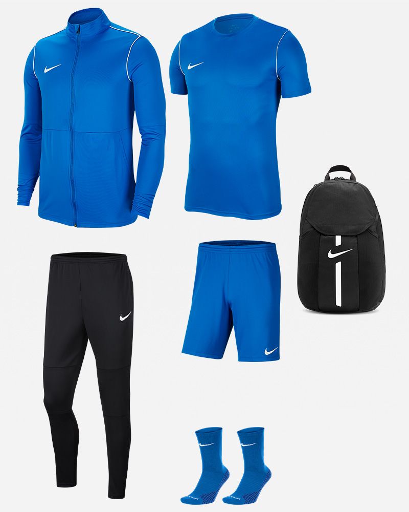 Pack Nike Park 20 pour Homme. Survêtement + Maillot + Short + Chaussettes +  Sac