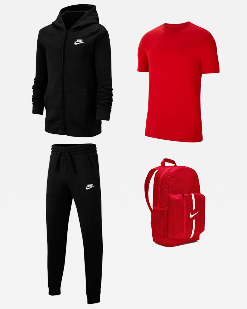 Conjunto Nike Sportswear para Niño. Conjunto de jogging + Camiseta +  Mochila
