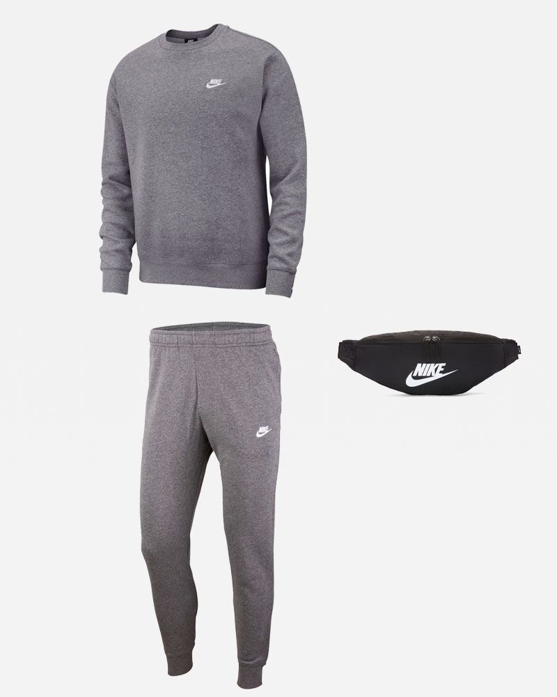Pack Nike Sportswear pour Homme. Sweat-shirt + Bas de jogging + Banane