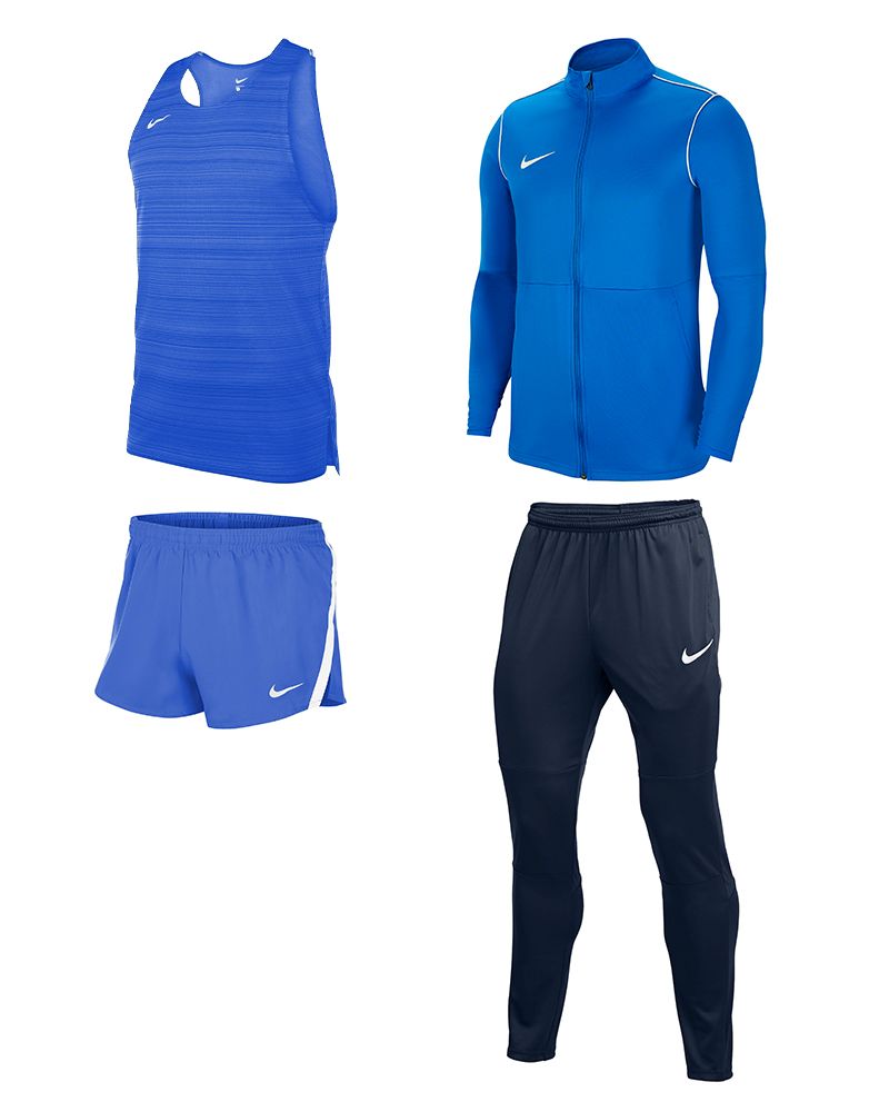 Nike FLEECE Bleu - Vêtements Ensembles de survêtement Homme 81,00 €