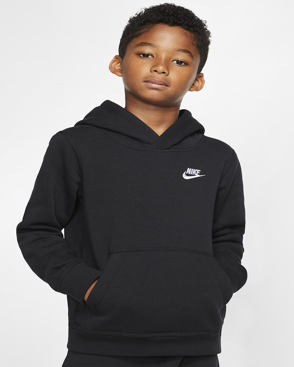 Sweat capuche Nike Sportswear Club Fleece pour Enfant - BV3757-011 - Noir