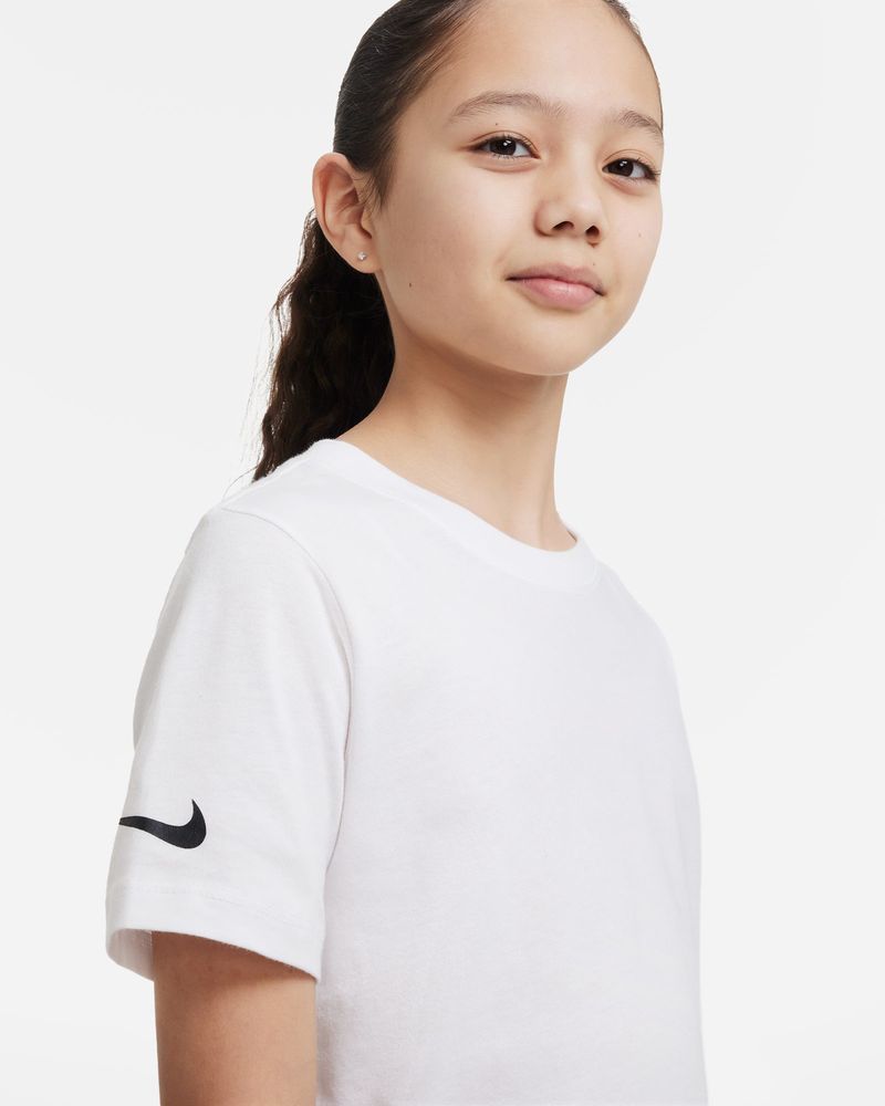 T-Shirt Nike Team Club 19 Enfant Unisexe Blanc/Noir - Football - Manches  courtes Blanc - Cdiscount Sport