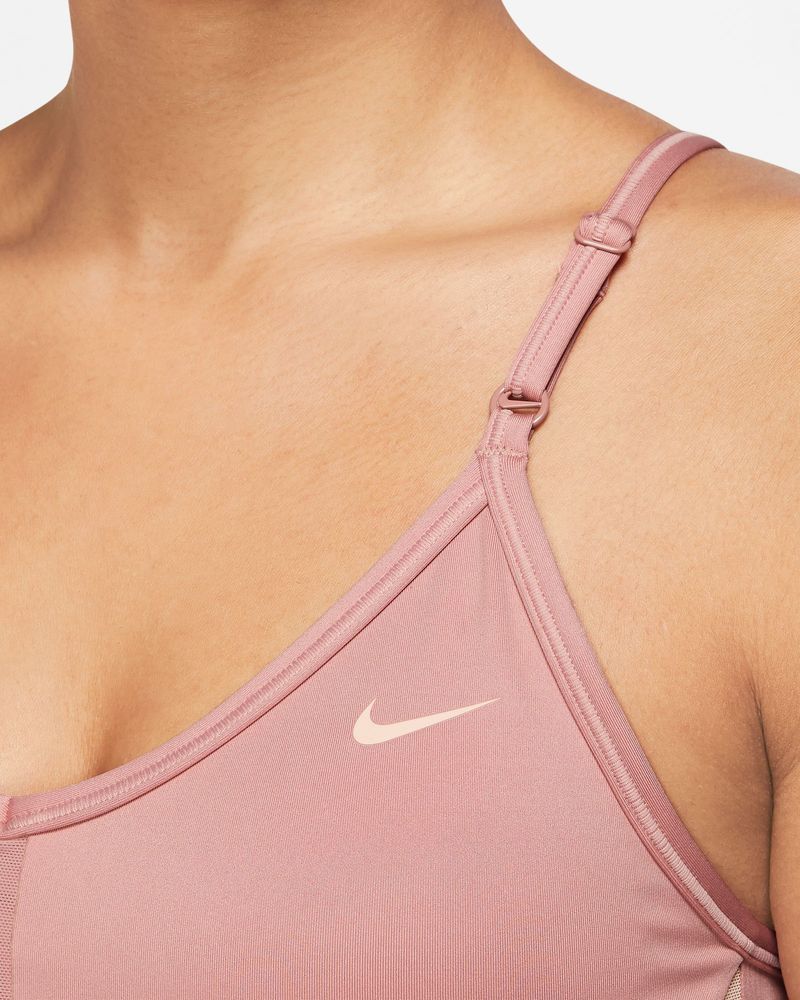 Women's Nike Indy Pink & White Bra – CZ4456-618