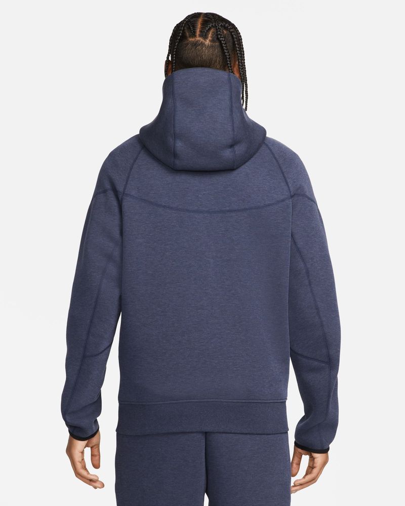 Sweat zipp capuche Nike Tech Fleece Windrunner Bleu Marine pour