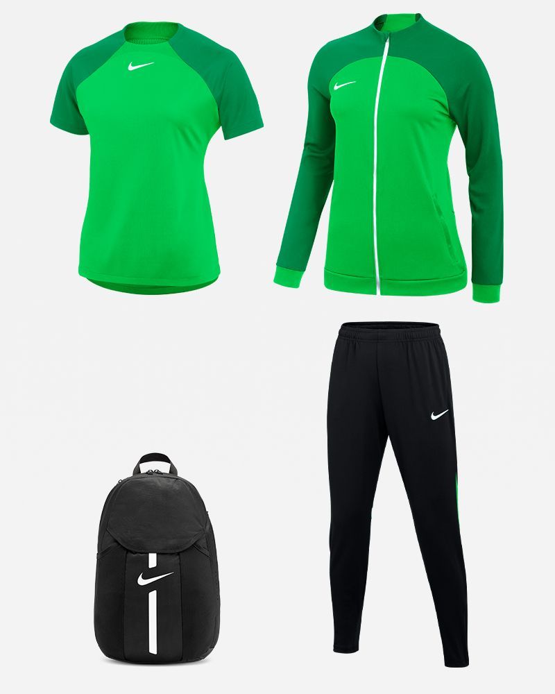 Pack Nike Academy Pro pour Femme. Survêtement + Maillot + Short + Sac