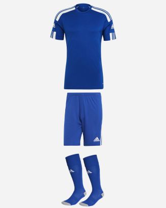 Ensemble adidas Squadra 21 pour Enfant. Maillot + Short + Chaussettes de football (3 pièces)