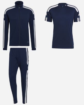 Conjunto adidas Squadra 21 para Hombre. Chándal + Camiseta (3 productos)