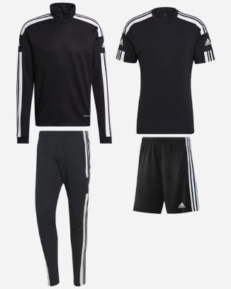 Pack adidas Squadra 21 (4 pièces) | Haut d'entraînement 1/4 zip  + Pantalon de survêtement + Maillot + Short|