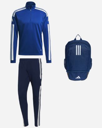 Pack adidas Squadra 21 (3 pièces) | Haut d'entraînement 1/4 zip  + Pantalon de survêtement + Sac à dos |