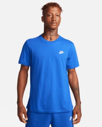 t shirt nike sportswear club bleu royal clair homme ar4997 480