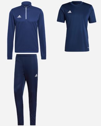 Pack adidas Entrada 22 (3 pièces) | Haut d'entraînement 1/4 zip + Pantalon de survêtement + Maillot |