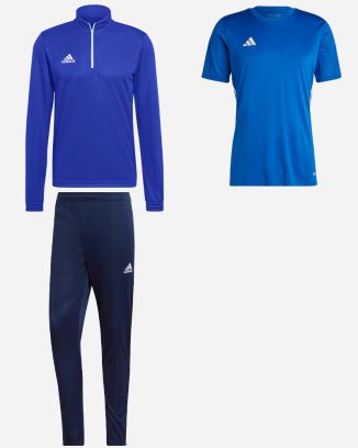 Product set adidas Entrada 22 for Kids. Tracksuit + Shirt (3 items)