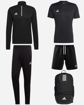 Ensemble adidas Entrada 22 pour Homme. Survêtement + Maillot + Short + Sac à dos (5 pièces)