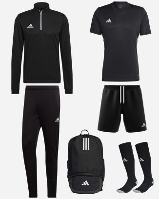 Ensemble adidas Entrada 22 pour Homme. Survêtement + Maillot + Short + Chaussettes + Sac à dos (6 pièces)