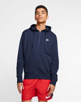 Camisola com capuz Nike Sportswear Club Fleece Azul-marinho para homem