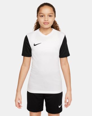 Maillot Nike Tiempo Premier II Blanc & Noir pour enfant