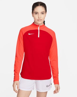 Haut d'entrainement 1/4 Zip Nike Academy Pro Rouge pour femme