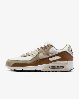 chaussures nike air max 90 beige marron pour homme dm0029 109