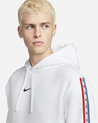 Sweat a Capuche Fleece Nike Sportswear Repeat pour Homme - DX2028-063 -  Gris