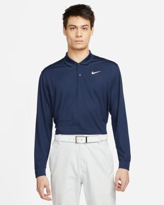 Polo shirt met lange mouwen Nike Dri-FIT voor heren