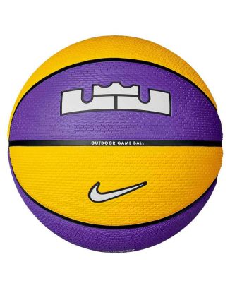 Balón de baloncesto Nike Playground Morado y Amarillo para unisex